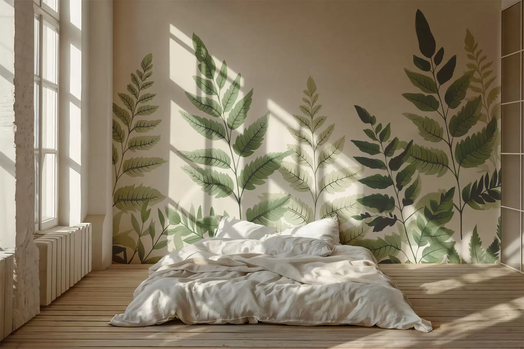 Fototapety Listy zelene w01135