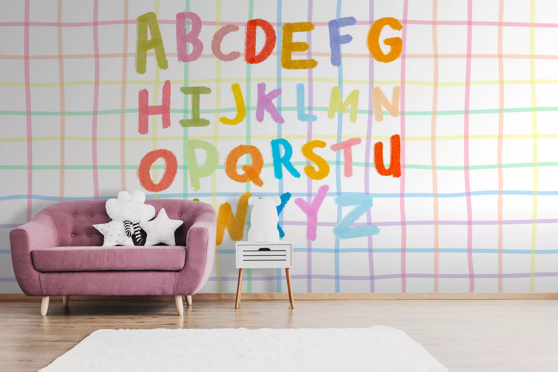 Fototapety Anglická abeceda pre deti w01722
