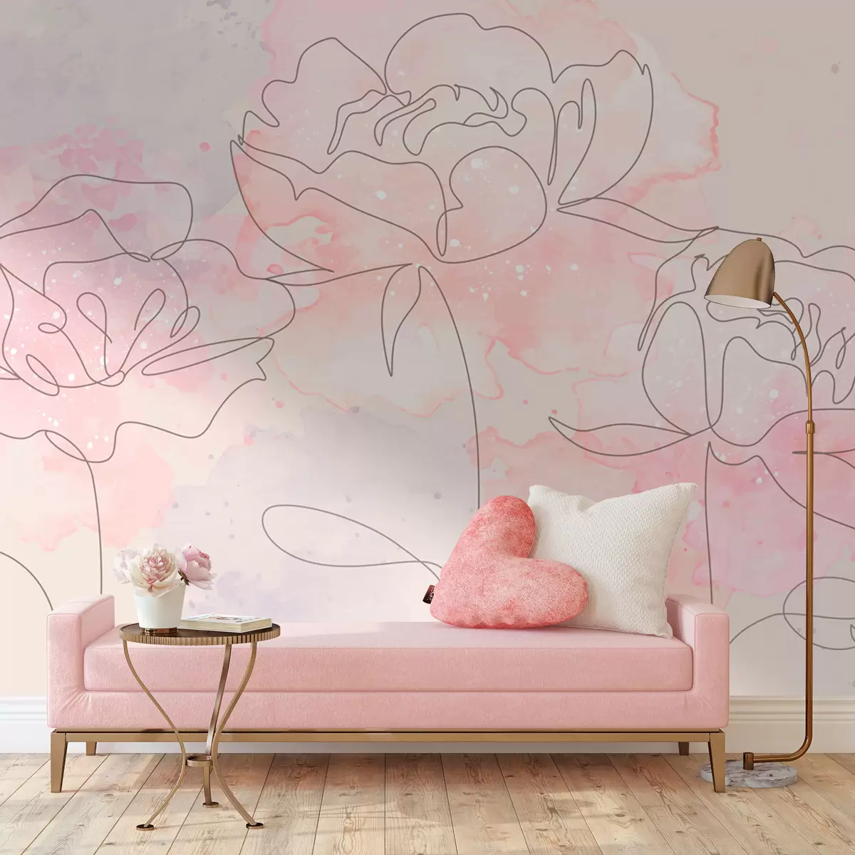 Fototapety Krehké moderné kvety  w01723