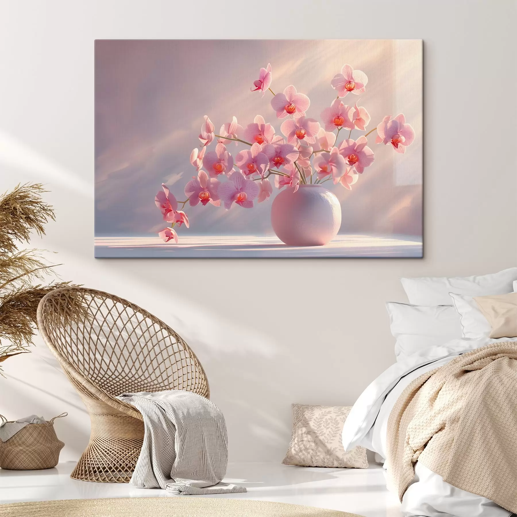 Fototapety Jemné orchidey v jemnom rannom svetle s38700