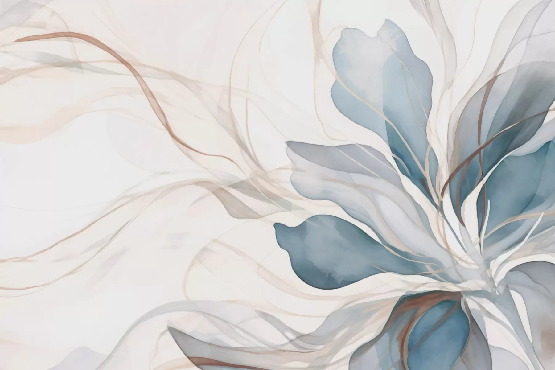 Fototapety Jemný veľký kvet w01718