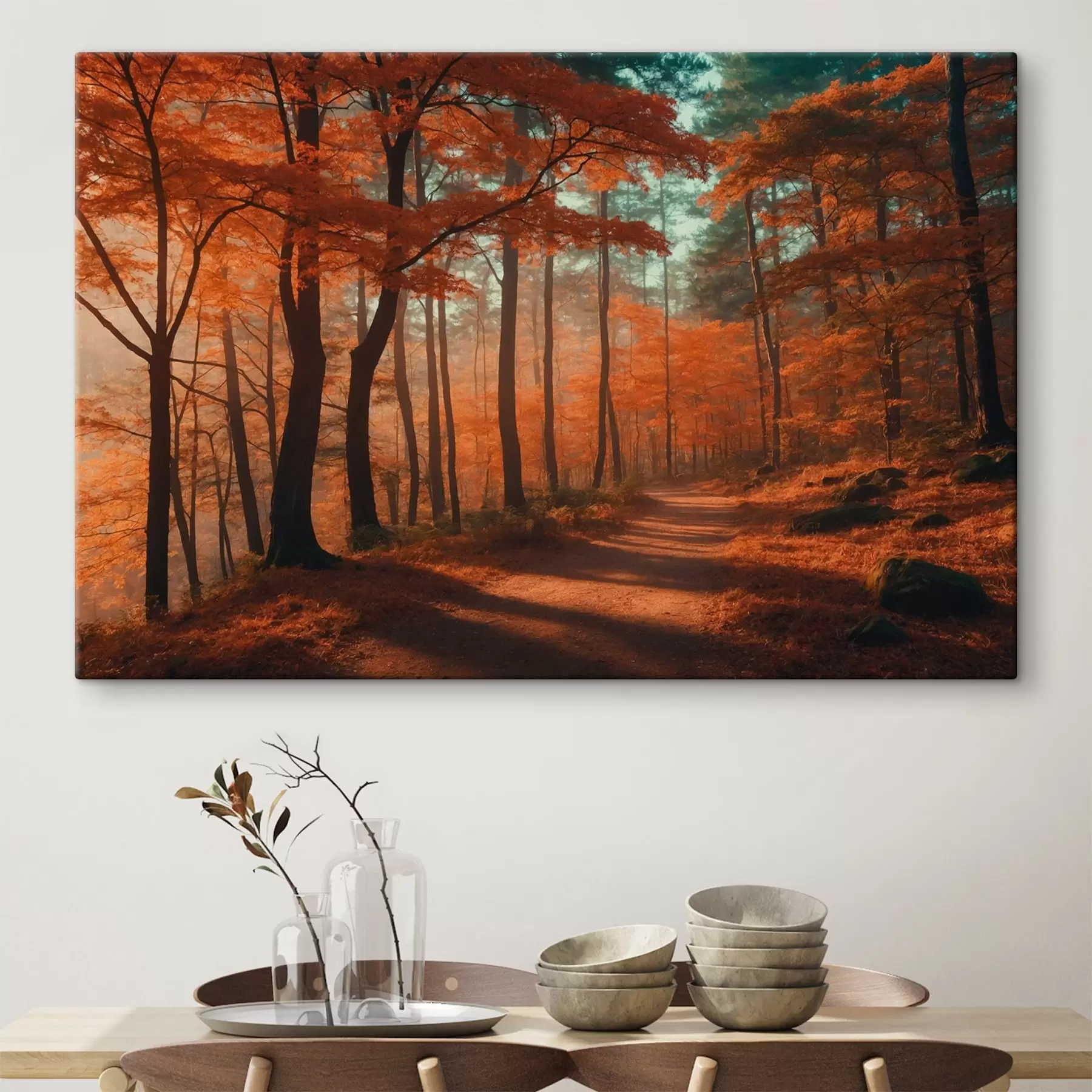 Obraz Cesta v jesennom lese s41053