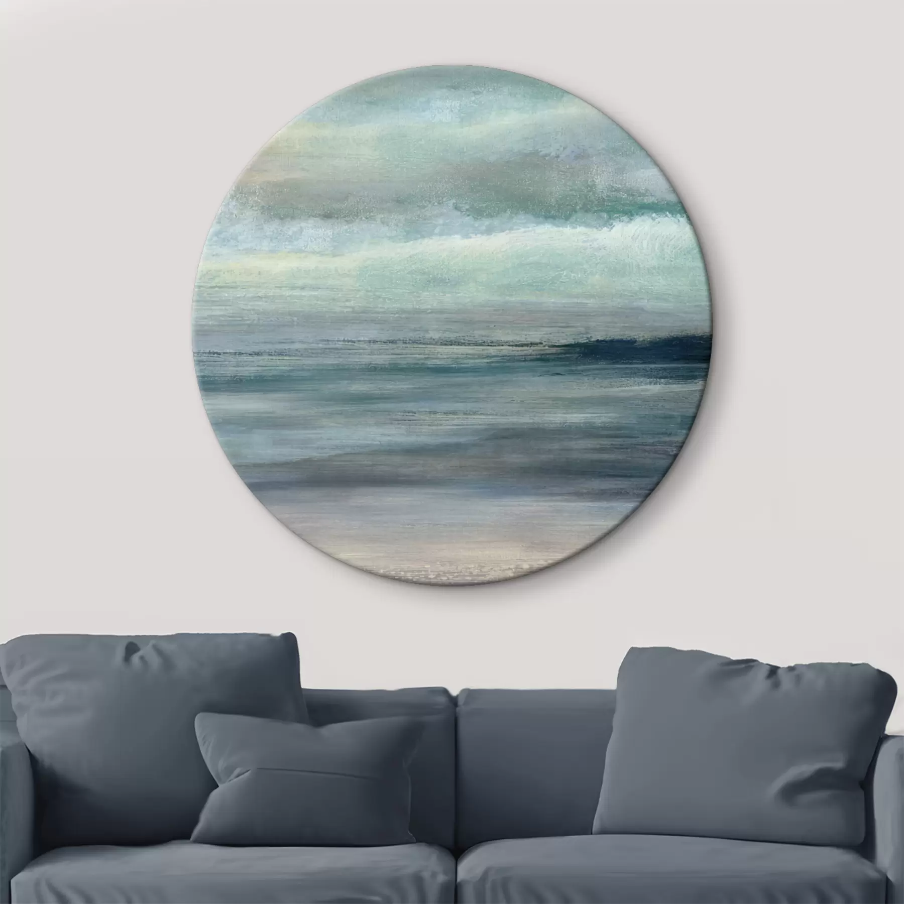 Obraz Modrá abstraktná krajina r35714