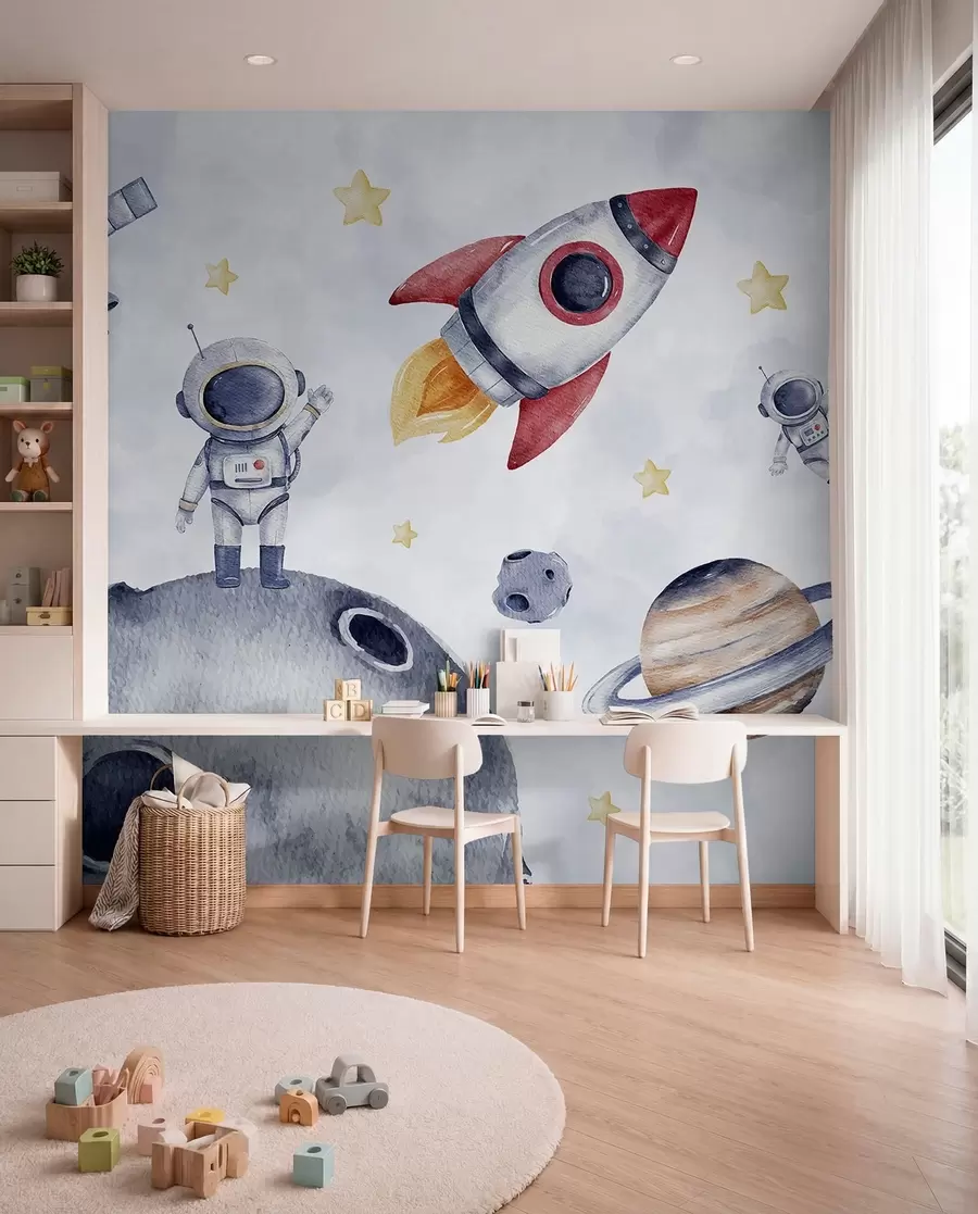Fototapety Malí astronauti v lete w01461