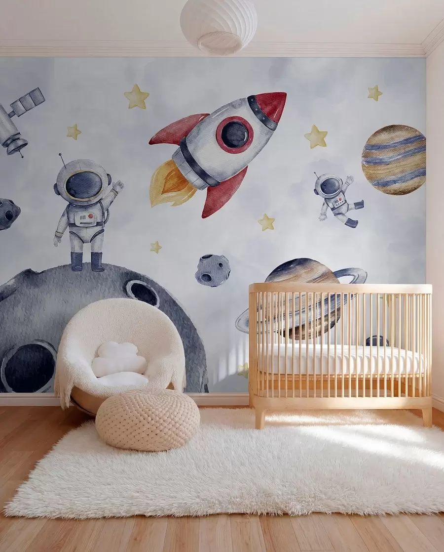 Fototapety Malí astronauti v lete w01461