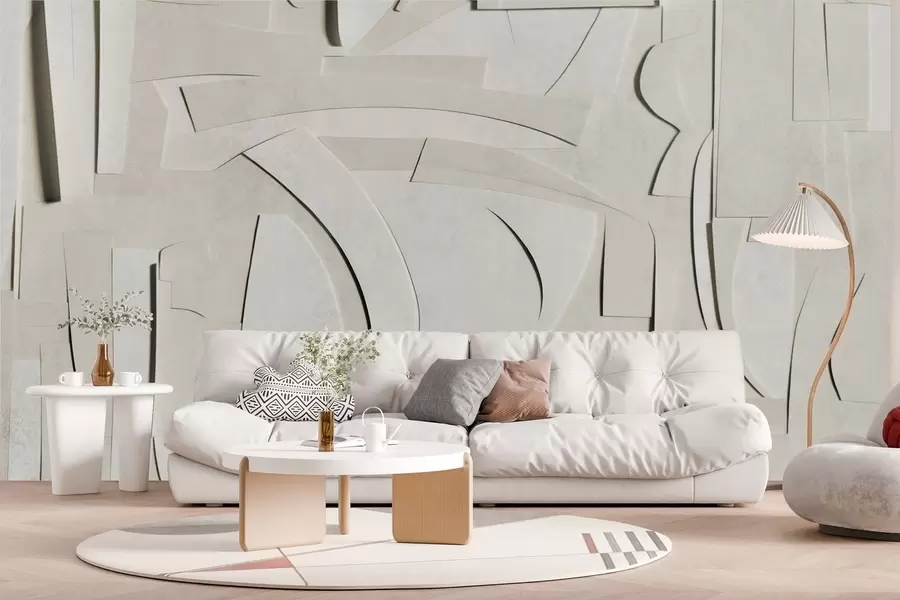 Fototapety Reliéfna betónová stena w02110