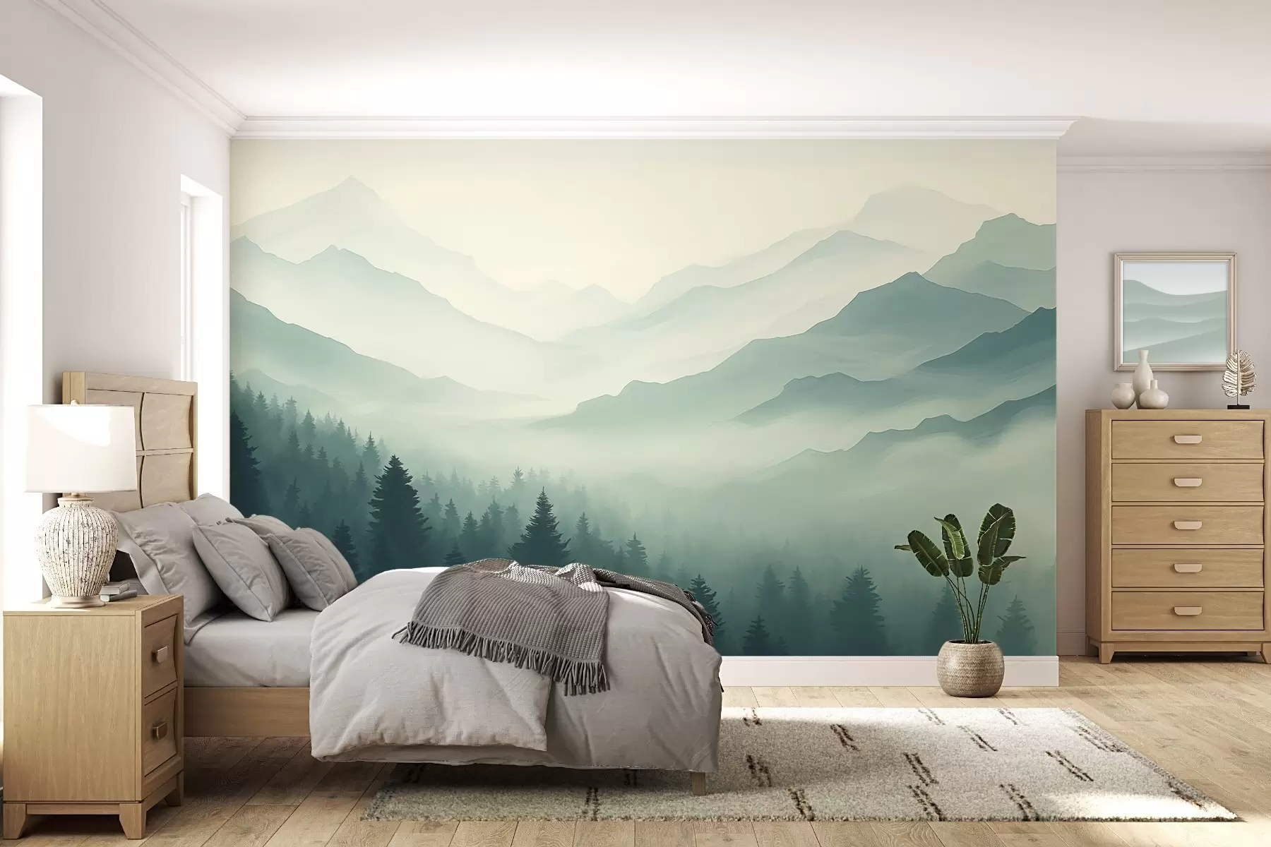 Fototapety Lesy a hory w02186