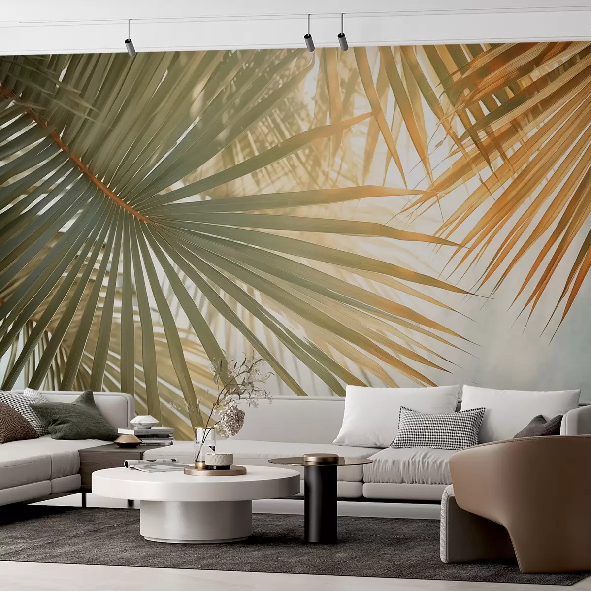 Fototapety Tropický palmový list zblízka w02230