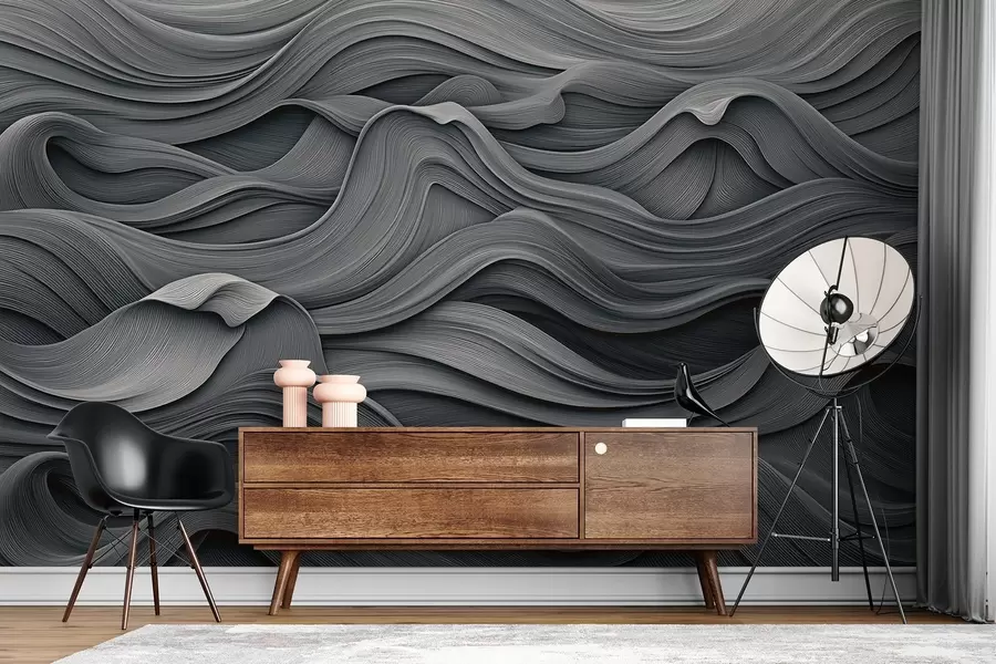 Fototapety Tmavosivé vlny w02311v1