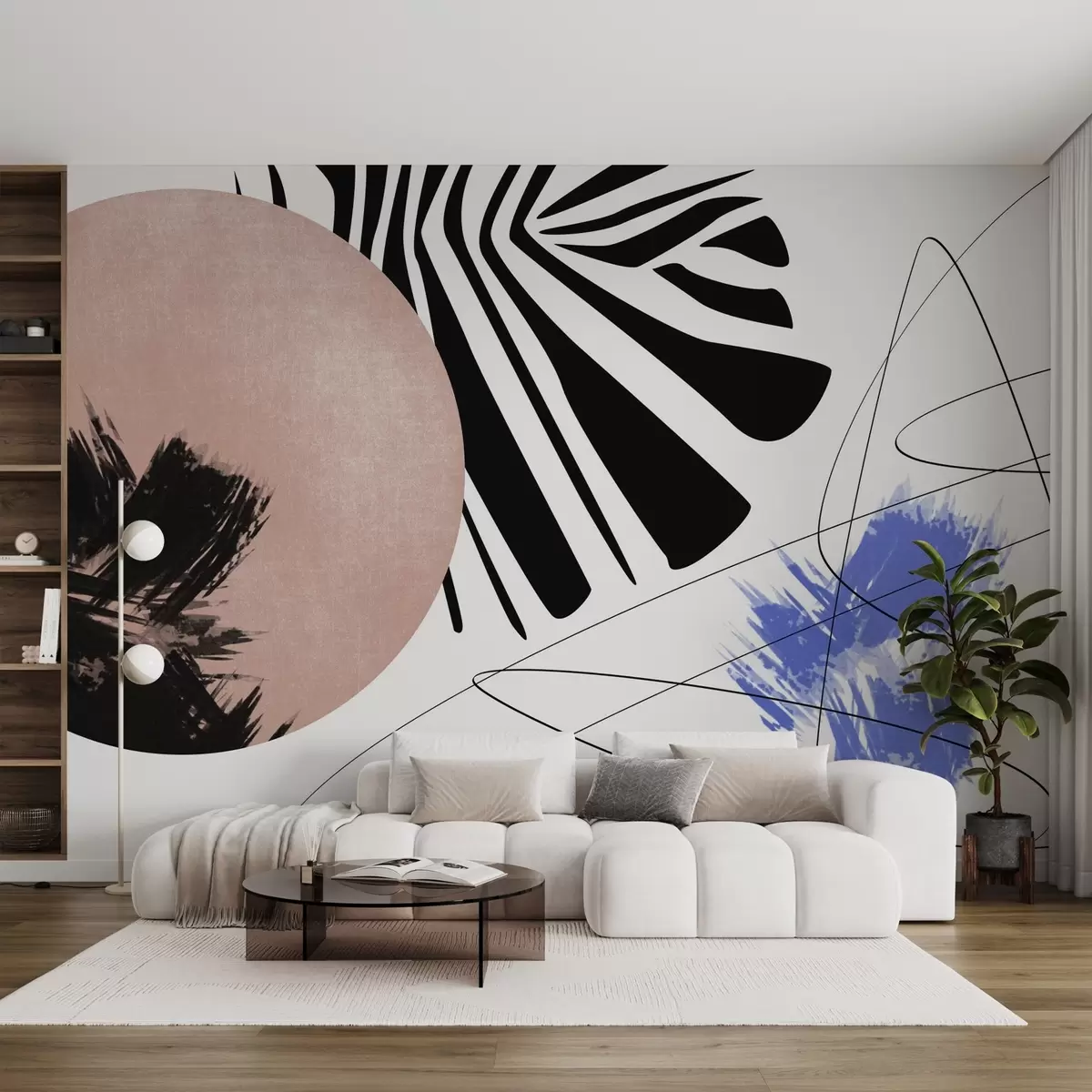 Fototapety Čiary, pruhy a textúrované škvrny w02335