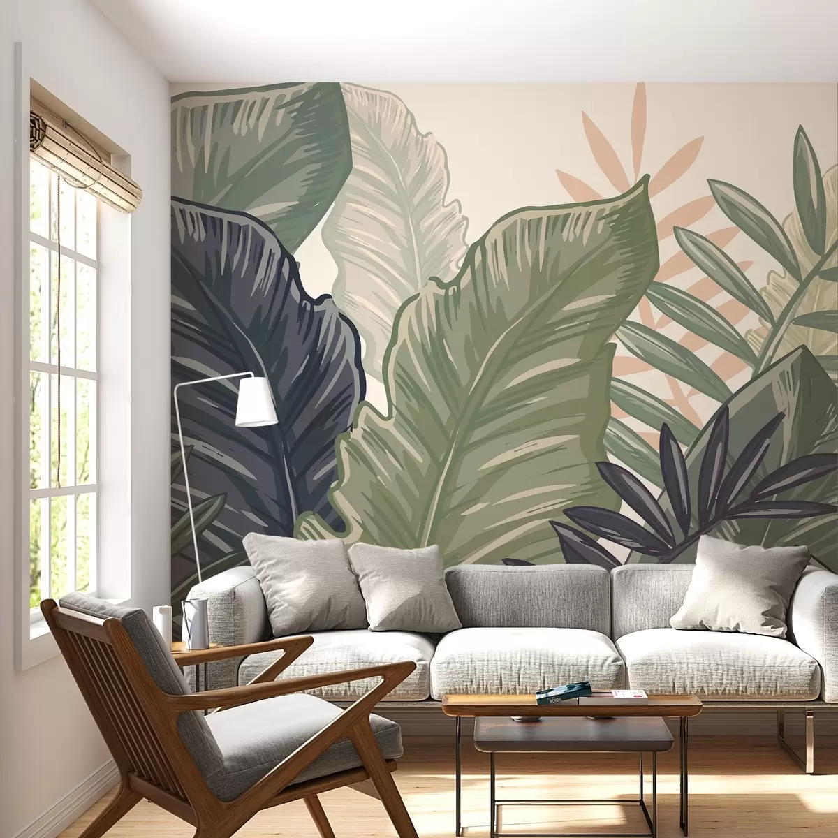 Fototapety Tropické listy w02367v2