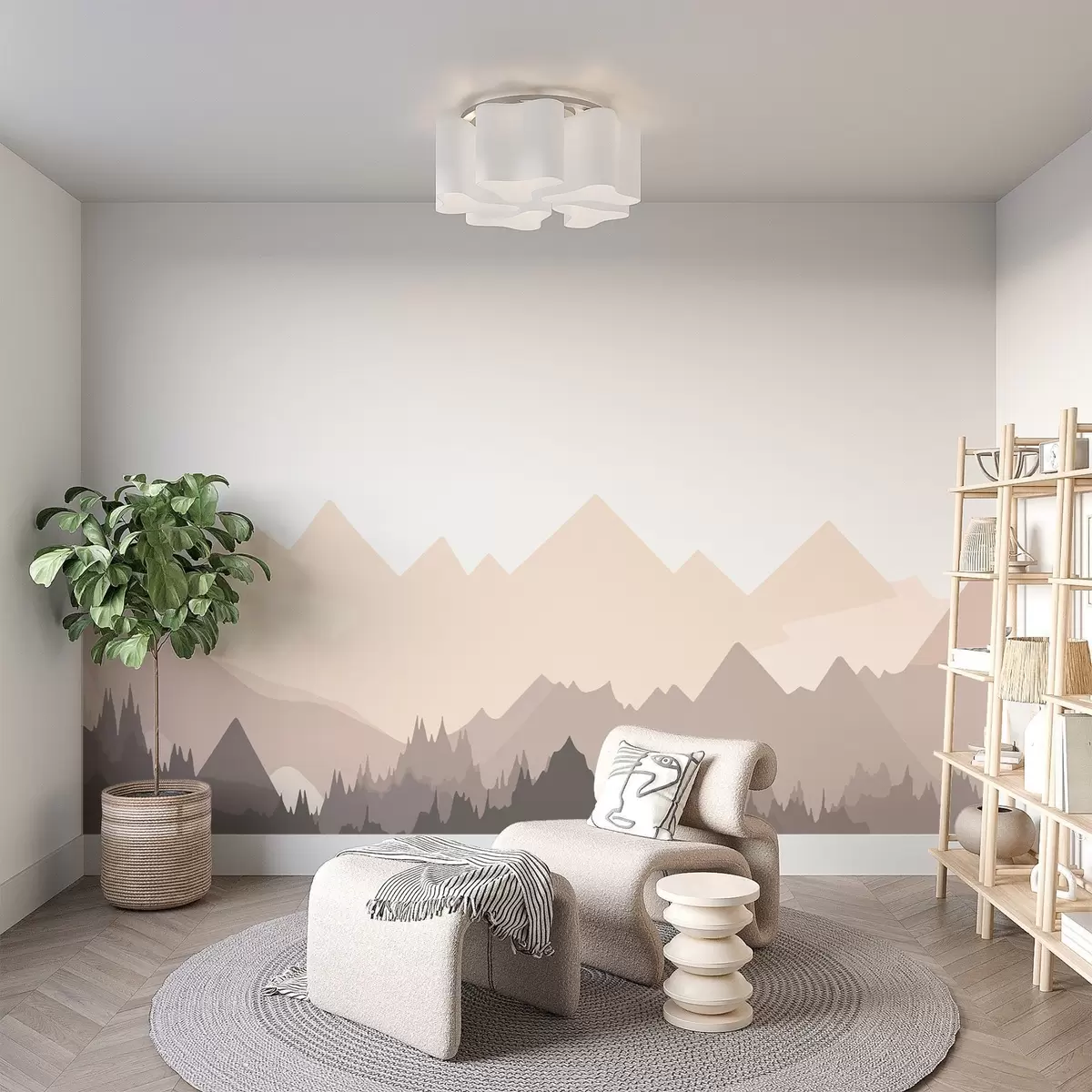 Fototapety Siluety hôr w02303