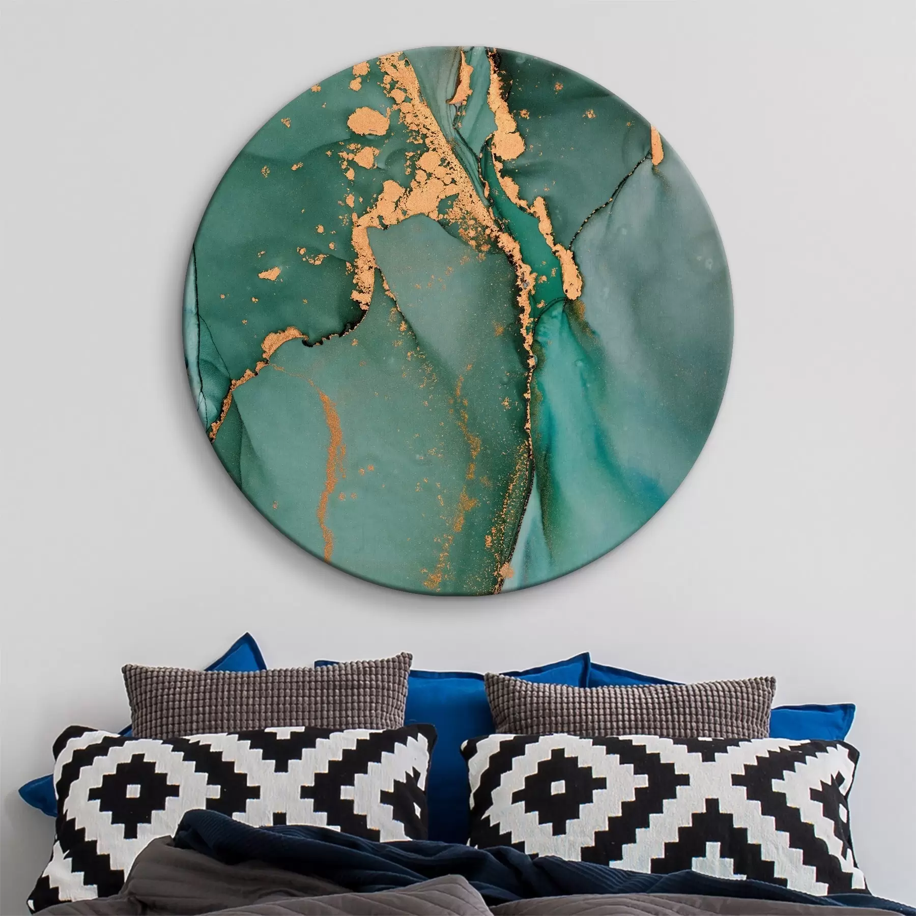 Obraz Abstrakt Mramor Green River Flow r35859
