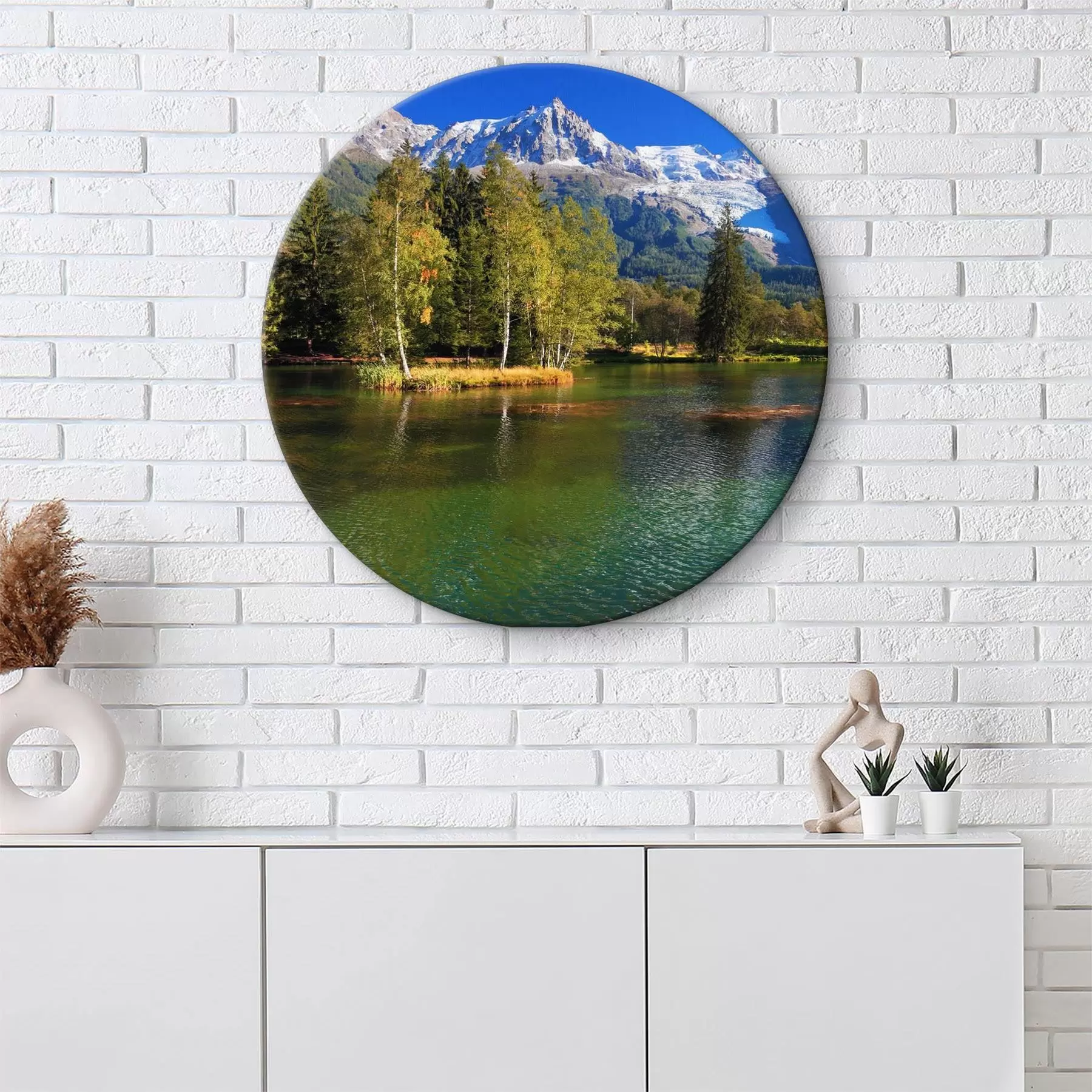 Obraz Voda, obloha a hory r08443