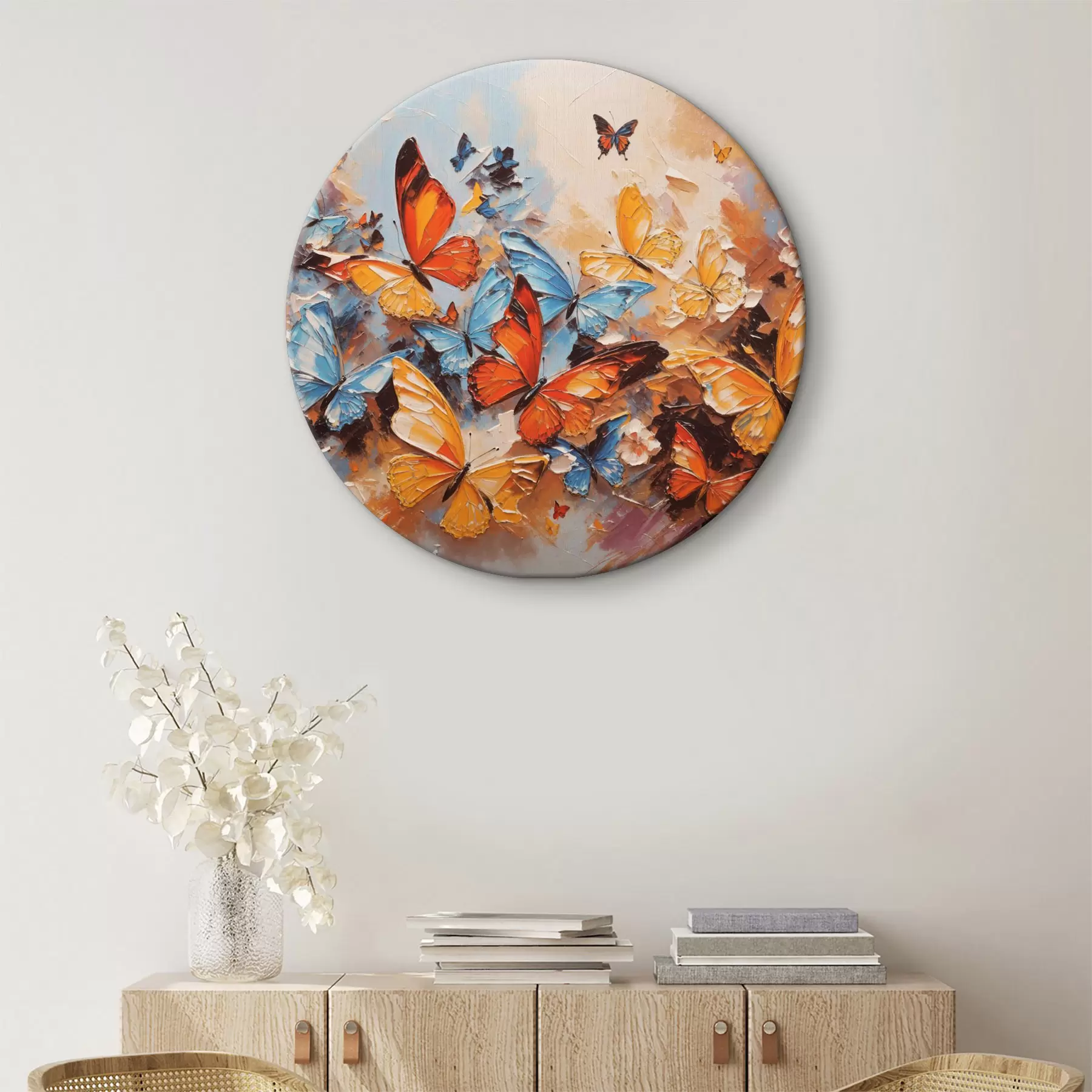 Obraz Abstrakt motýľov r35824