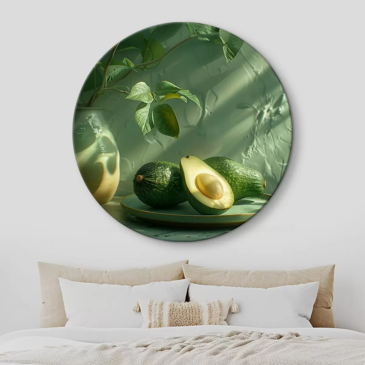 Okrúhle obrazy Avokádo r38689