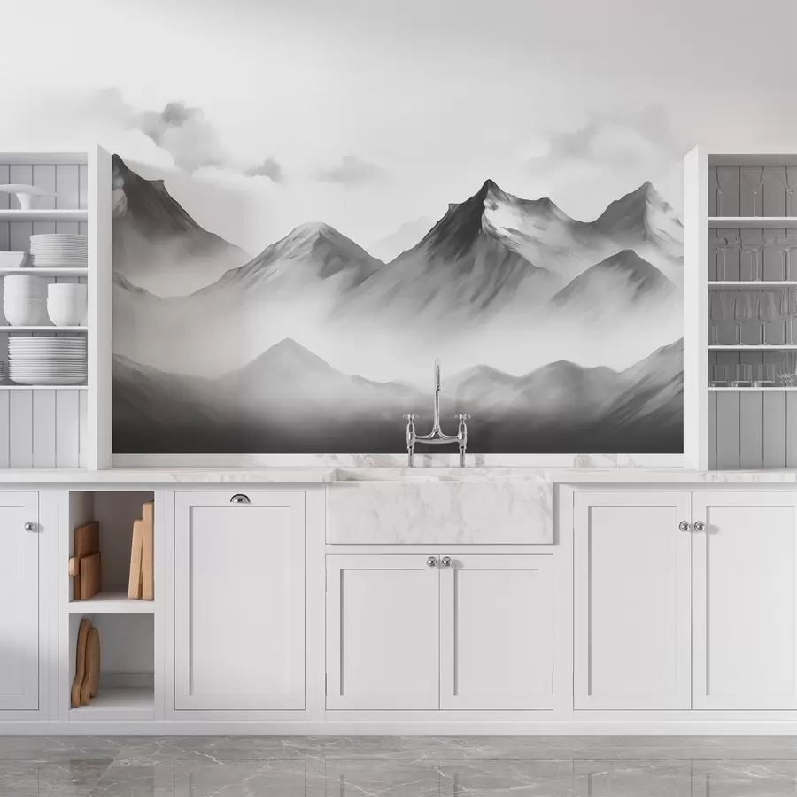 Fototapety Horská hmla w02309 - Uwalls.sk Fototapety Horská hmla w02309