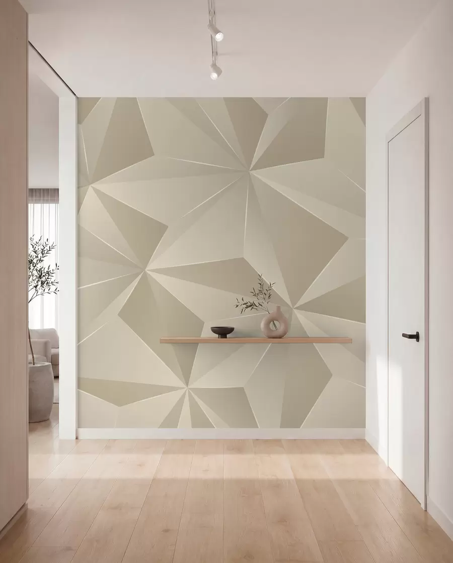 Fototapety Béžový geometrický reliéf u42449