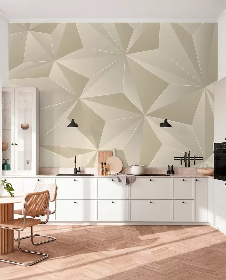 Fototapety Béžový geometrický reliéf u42449