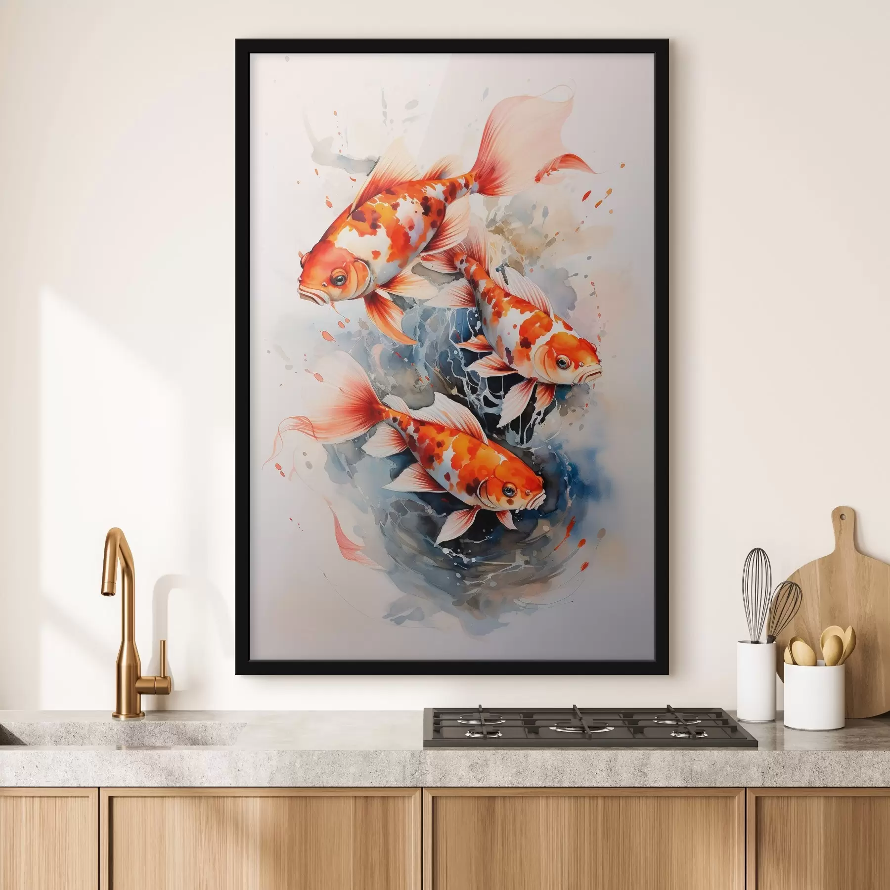Fototapety Koi v rybníku f34247