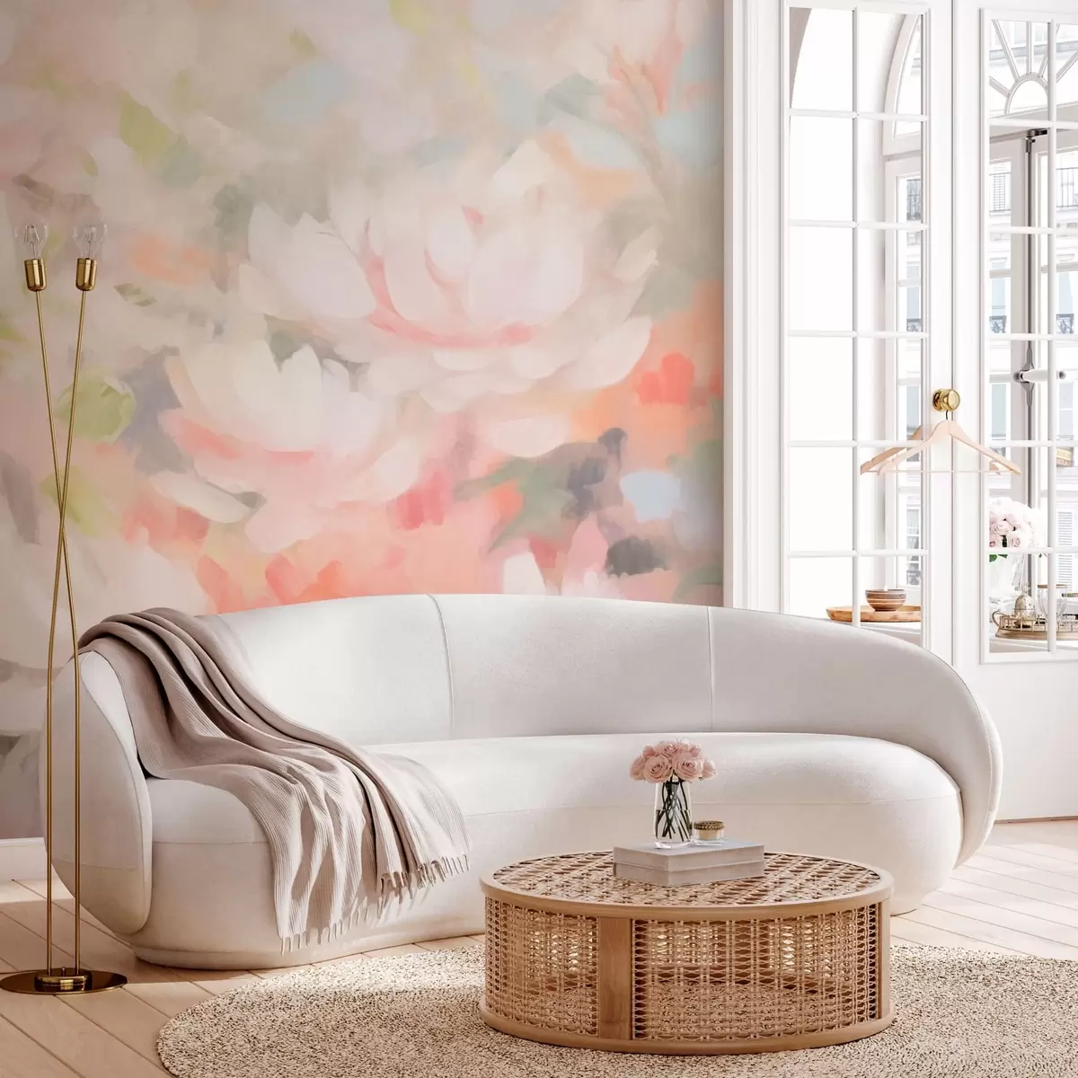 Fototapety Ružové kvety w08547