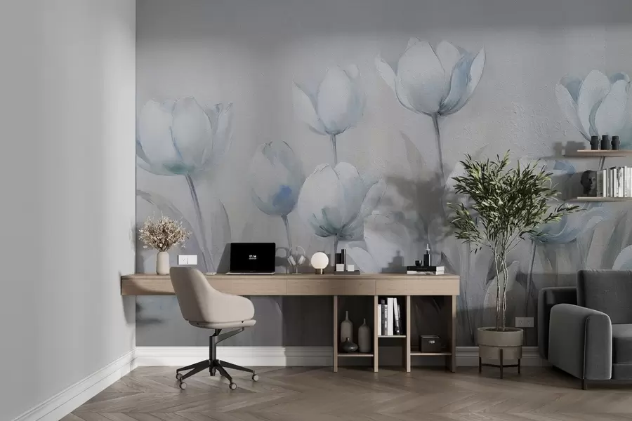 Fototapety Tulipány v štýle grunge w02618v1