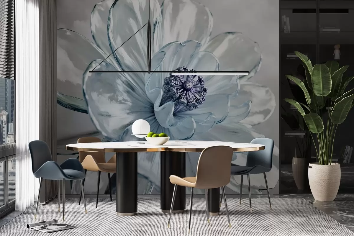 Fototapety Priehľadný majestátny kvet w02677v1 - Uwalls.sk Fototapety Priehľadný majestátny kvet w02677v1