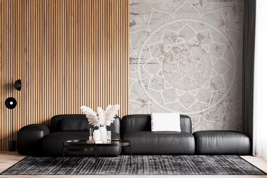 Fototapety Etnická mandala v jemných odtieňoch w02693