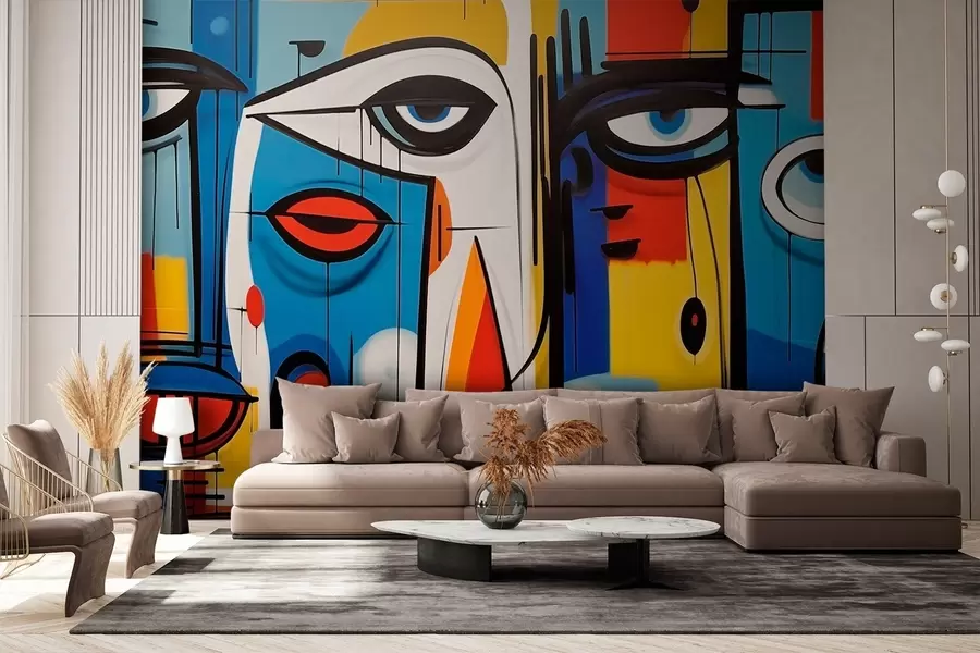 Fototapety Abstraktný portrét w02698