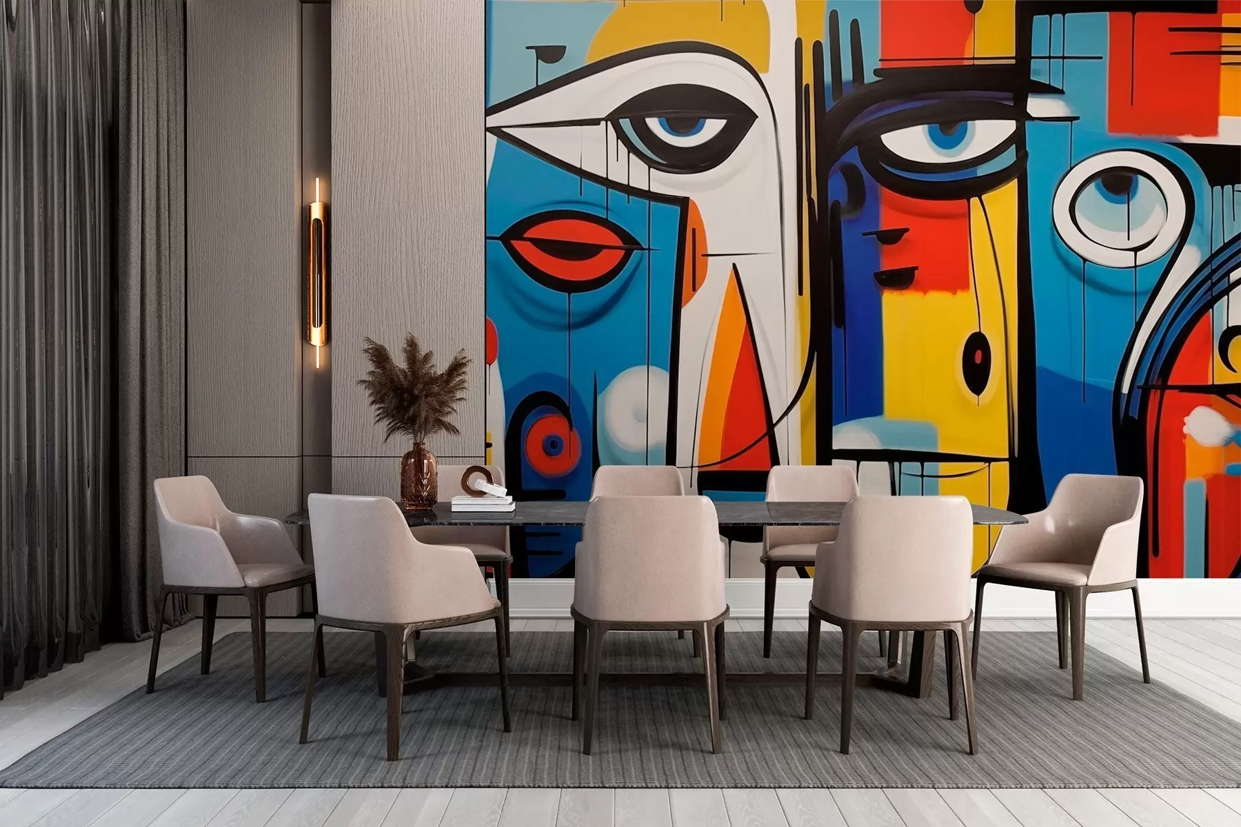 Fototapety Abstraktný portrét w02698