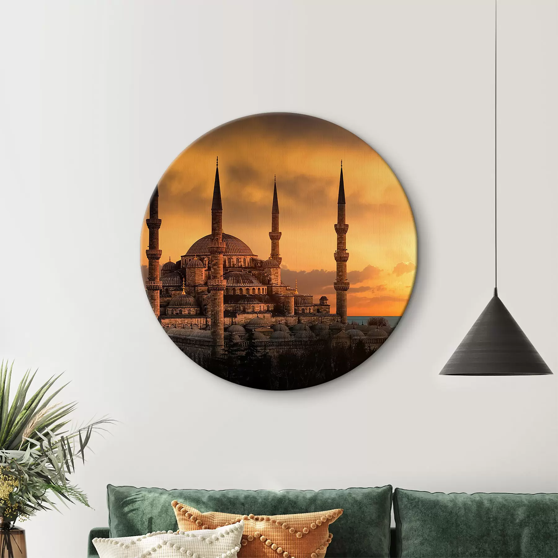 Obraz Modrá mešita pri západe slnka, Istanbul r33029
