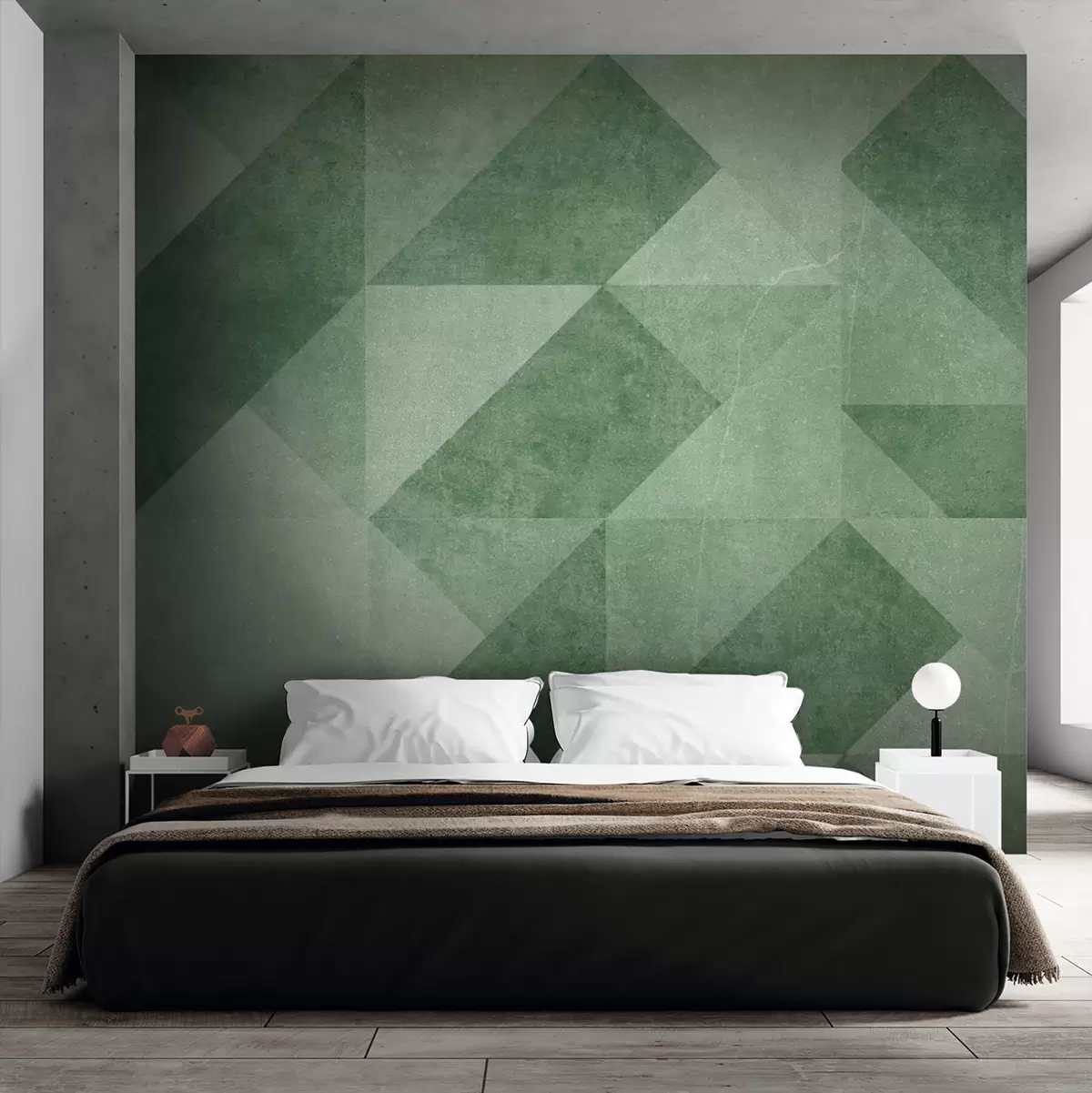 Fototapety Geometrické vzory v upokojujúcich zelených tónoch u97654v2 - Uwalls.sk Fototapety Geometrické vzory v upokojujúcich zelených tónoch u97654v2