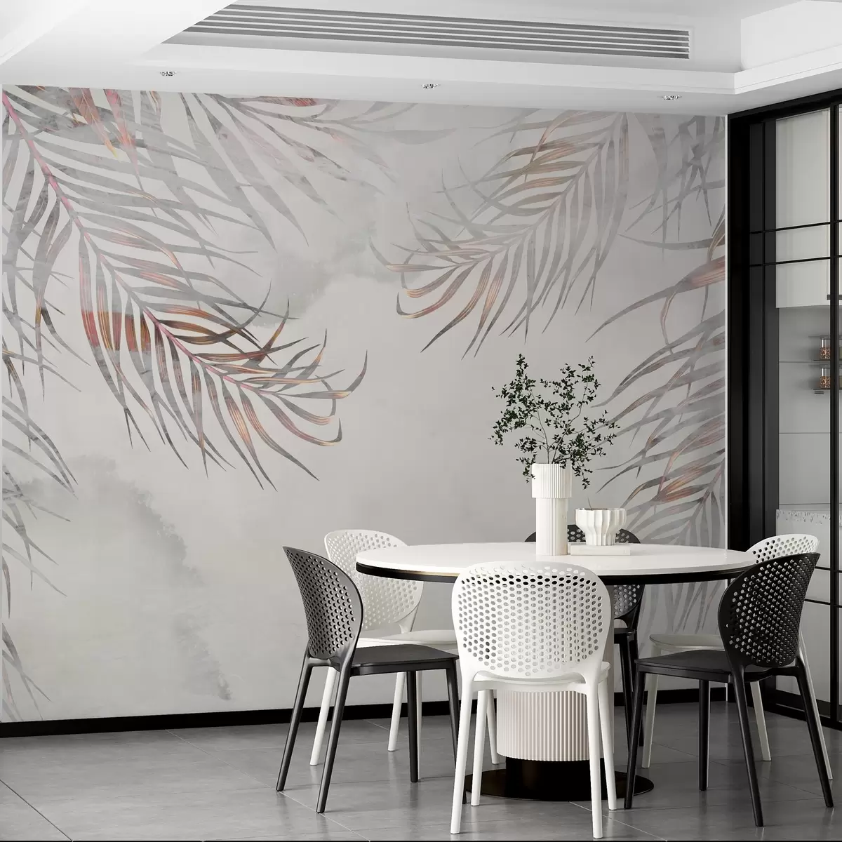 Fototapety Jemné listy v jemných farbách u96553 - Uwalls.sk Fototapety Jemné listy v jemných farbách u96553