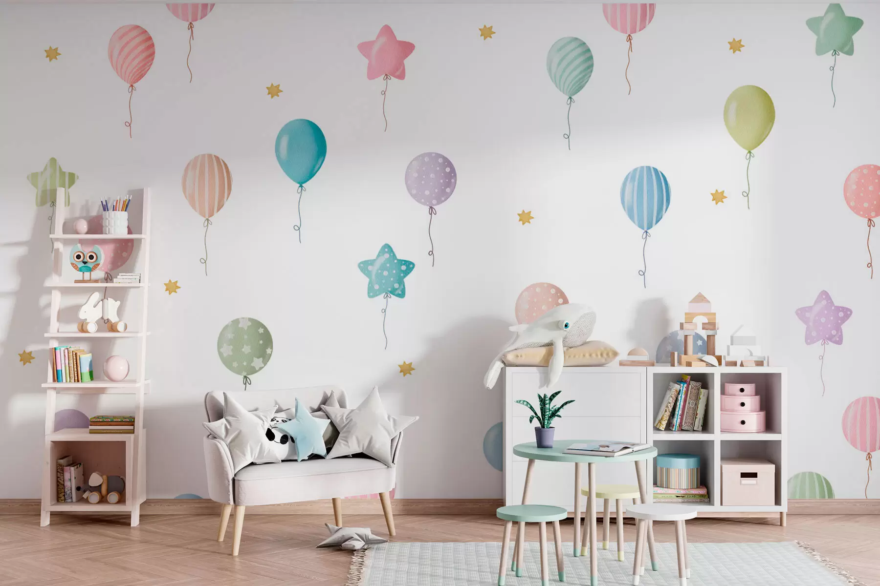 Fototapety Farebné balóny w02772