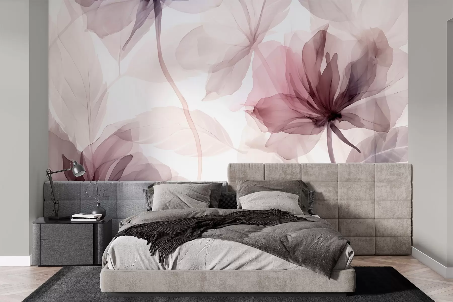 Fototapety Pominuteľné kvety v jemných pastelových farbách w02755