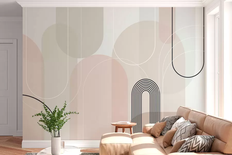 Fototapety Štýlové minimalistické oblúky w02826