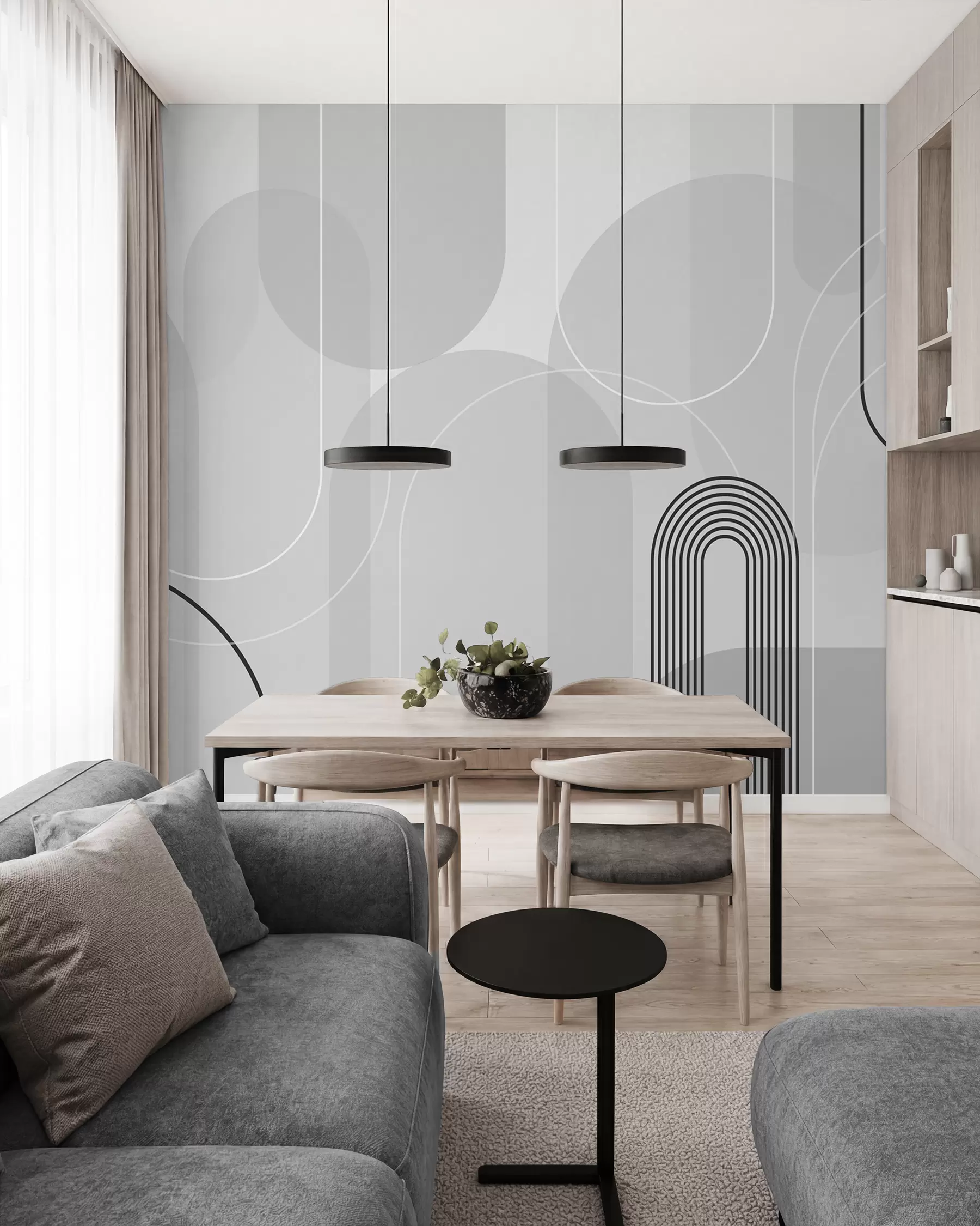 Fototapety Štýlové minimalistické oblúky w02826v1