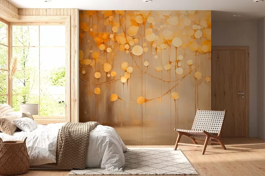 Fototapety Oranžová abstrakcia w02824