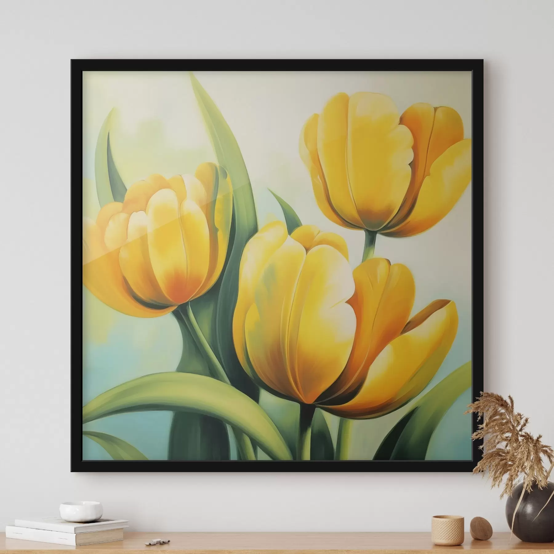 Fototapety Žlté tulipány f42479