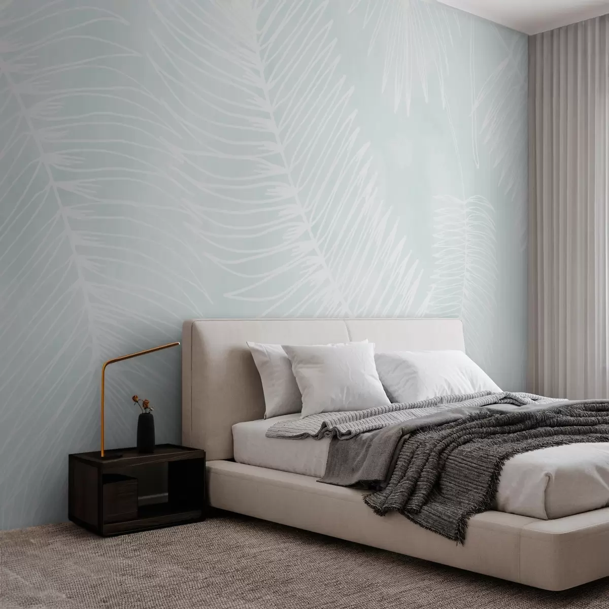 Fototapety Siluety bielych listov na textúrovanom pozadí w02894v2 - Uwalls.sk Fototapety Siluety bielych listov na textúrovanom pozadí w02894v2