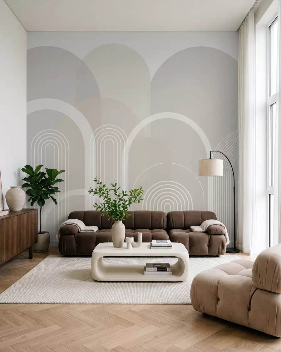 Fototapety Geometrické oblúky boho w02935v1