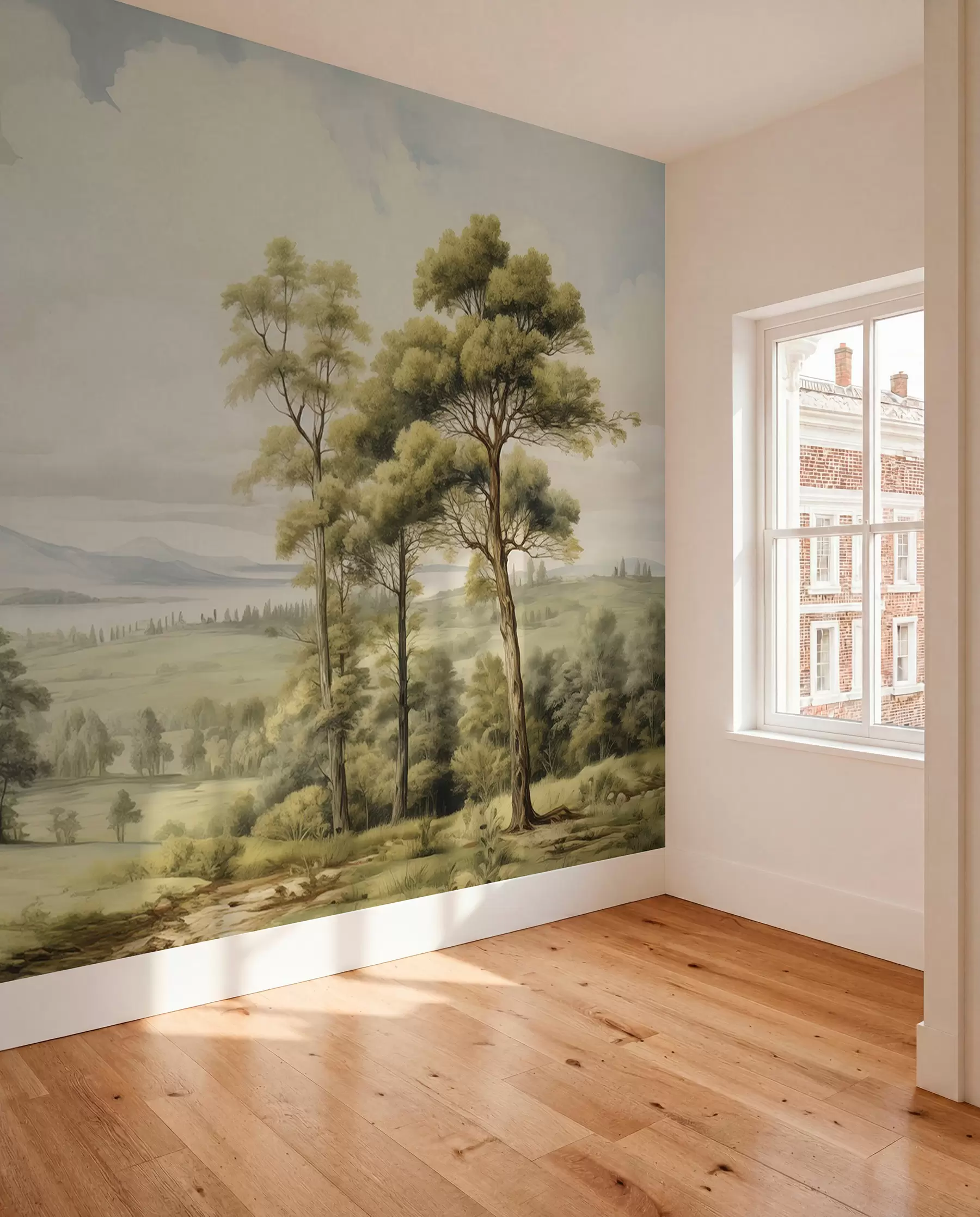 Fototapety Moderná akvarelová krajina w02978