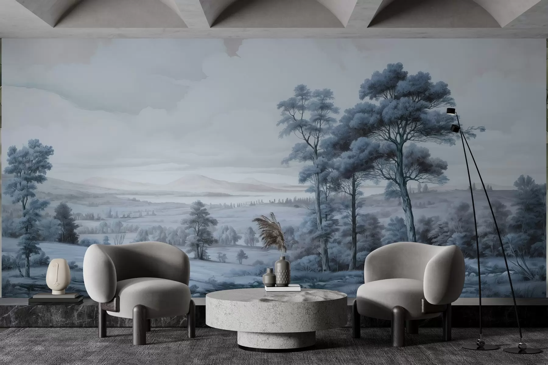 Fototapety Moderná akvarelová krajina w02978v1