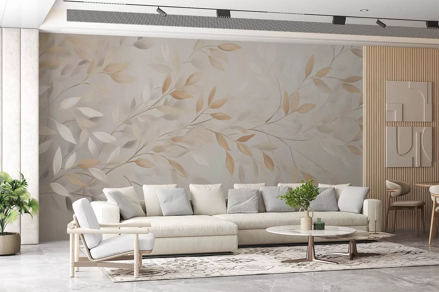 Fototapety Akvarel vetvy na betónovom pozadí w08730 - Uwalls.sk Fototapety Akvarel vetvy na betónovom pozadí w08730