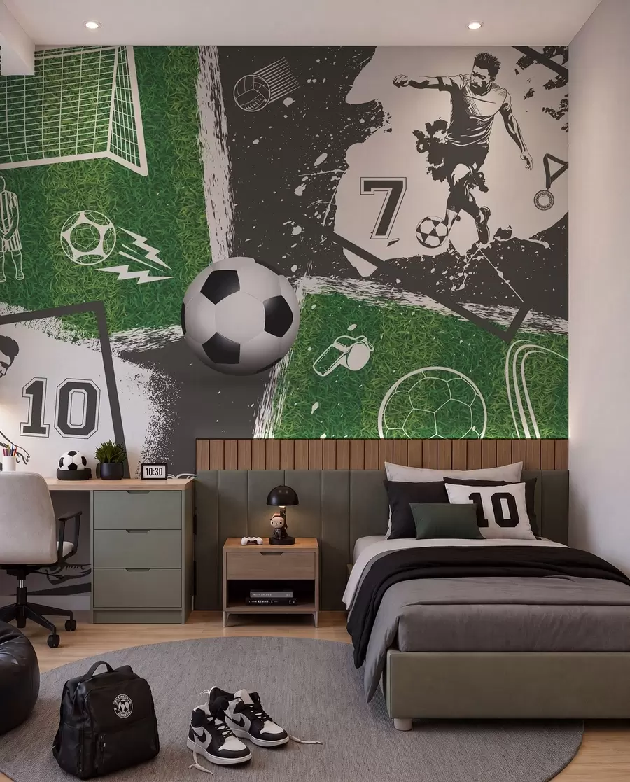 Fototapety Koláž futbalového zápasu w03121