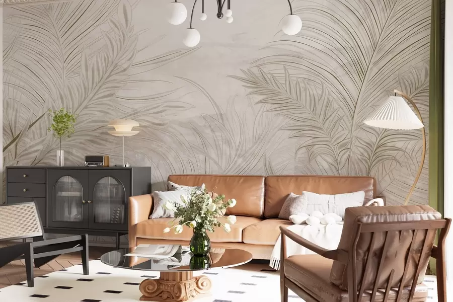 Fototapety Štýlové listy grunge w03207