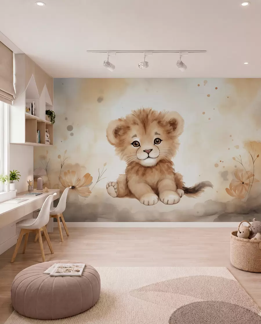 Fototapety Portrét levíčaťa w08844