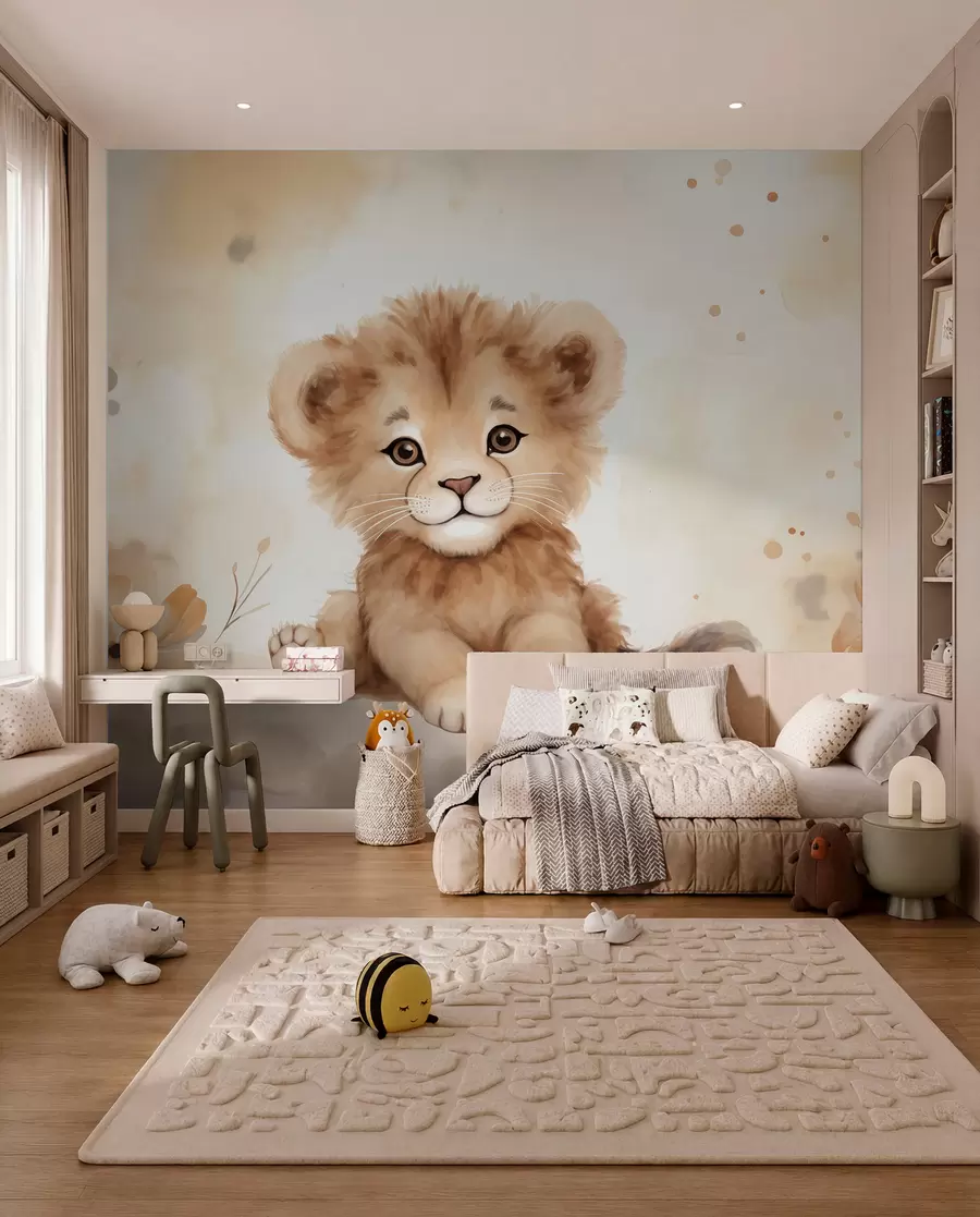 Fototapety Portrét levíčaťa w08844