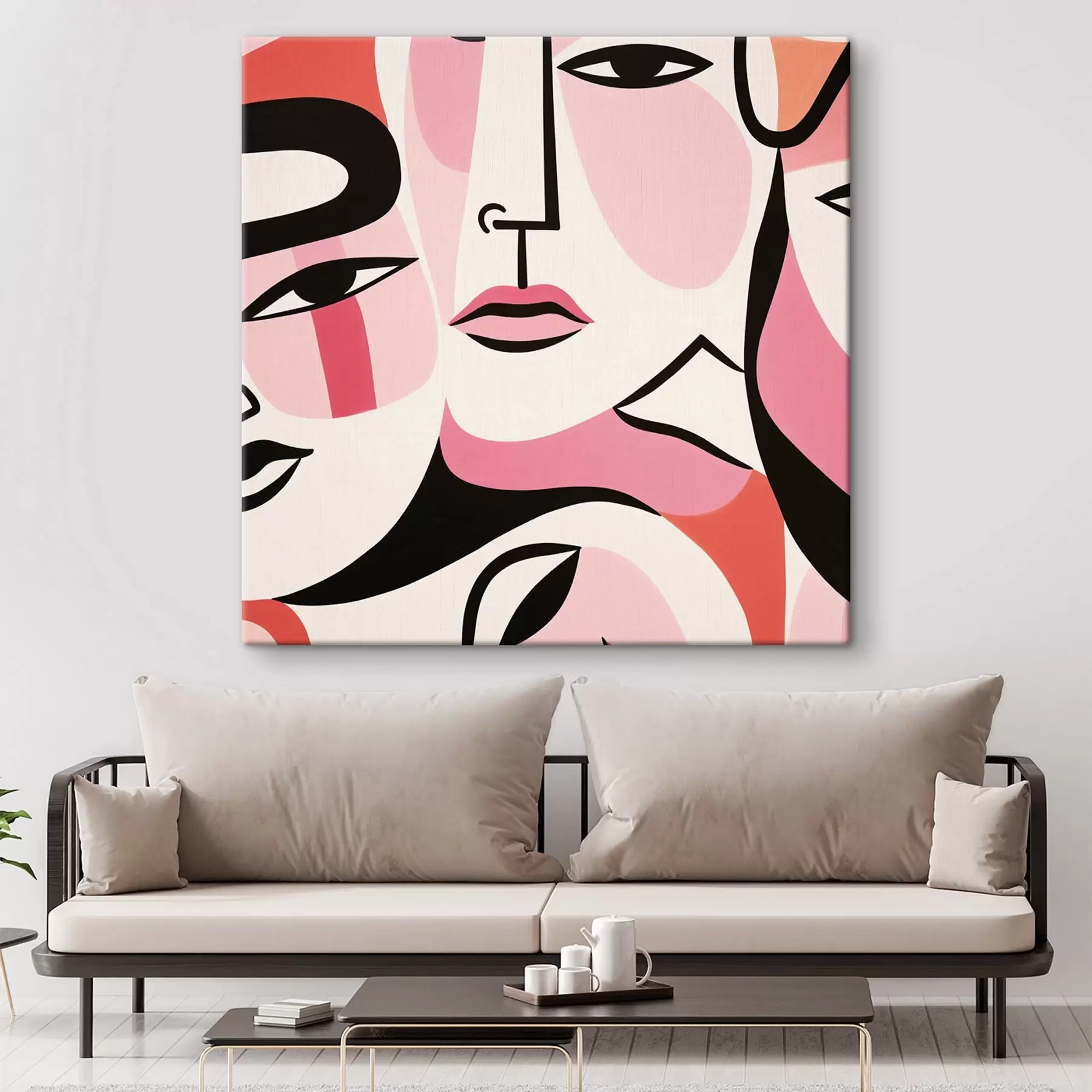 Obraz Abstraktné, Ľudia, Tvár s43031