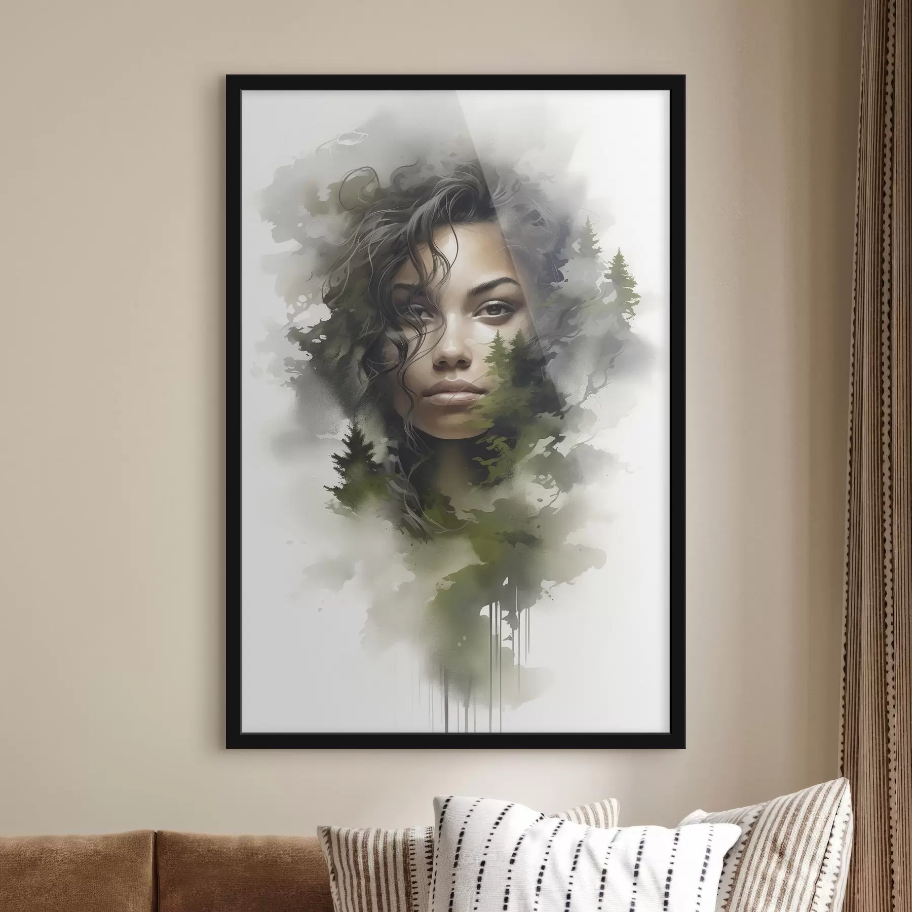 Fototapety Ľudia, abstraktný obraz lesa f43259